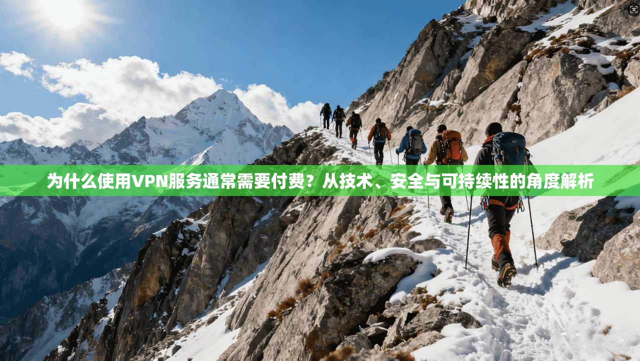 为什么使用VPN服务通常需要付费？从技术、安全与可持续性的角度解析