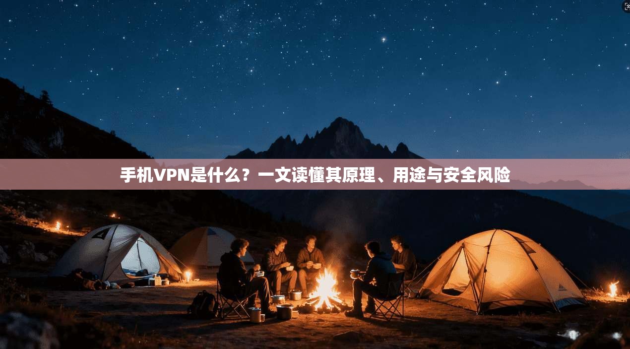 手机VPN是什么？一文读懂其原理、用途与安全风险