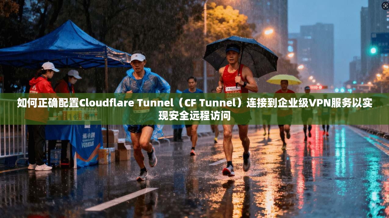 如何正确配置Cloudflare Tunnel（CF Tunnel）连接到企业级VPN服务以实现安全远程访问