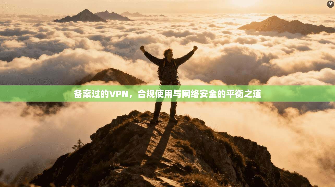 备案过的VPN，合规使用与网络安全的平衡之道