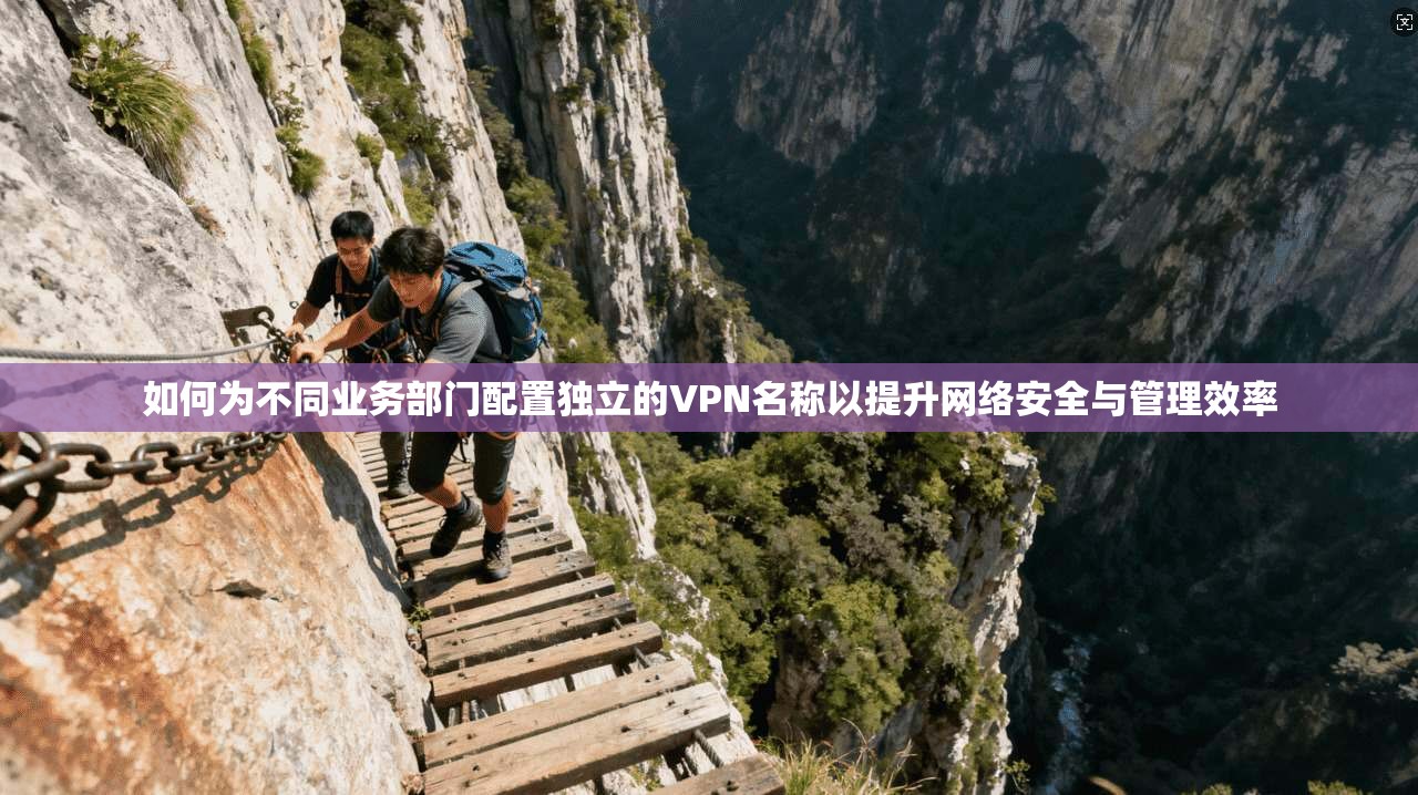 如何为不同业务部门配置独立的VPN名称以提升网络安全与管理效率