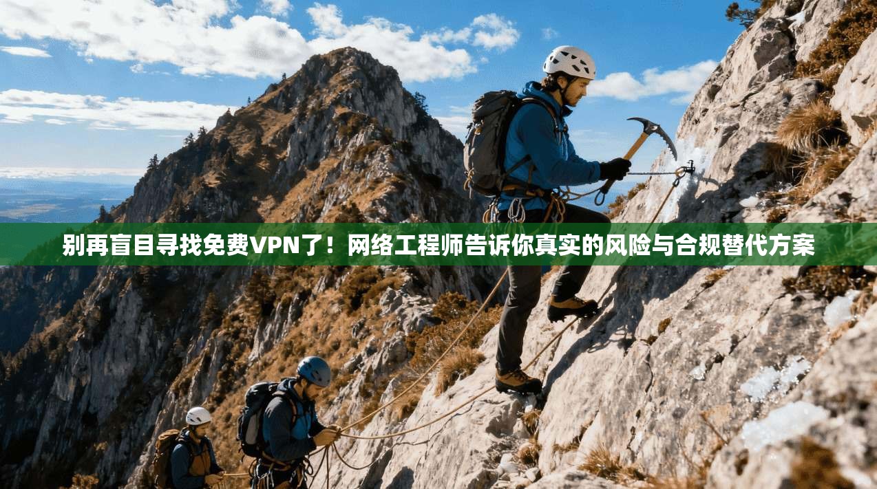 别再盲目寻找免费VPN了!网络工程师告诉你真实的风险与合规替代方案