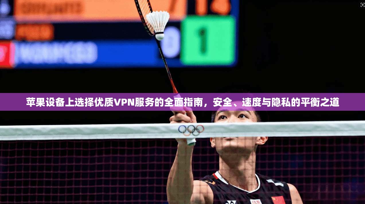 苹果设备上选择优质VPN服务的全面指南，安全、速度与隐私的平衡之道