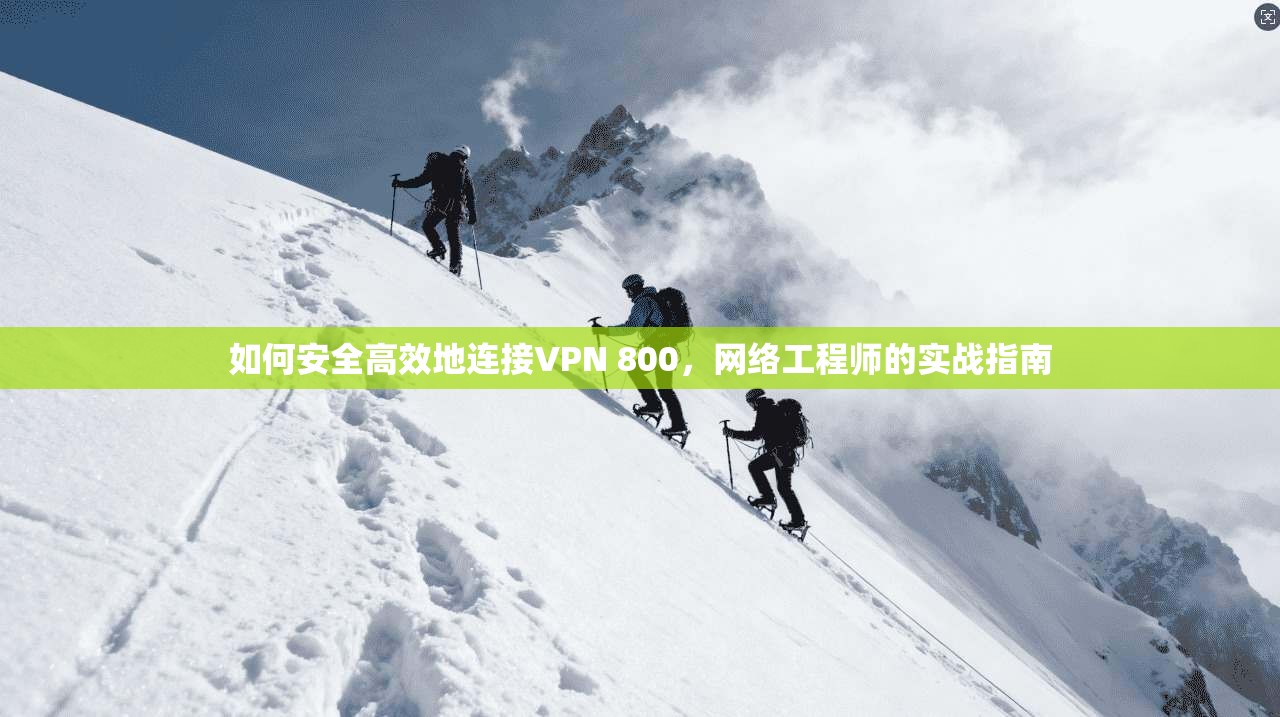 如何安全高效地连接VPN 800，网络工程师的实战指南