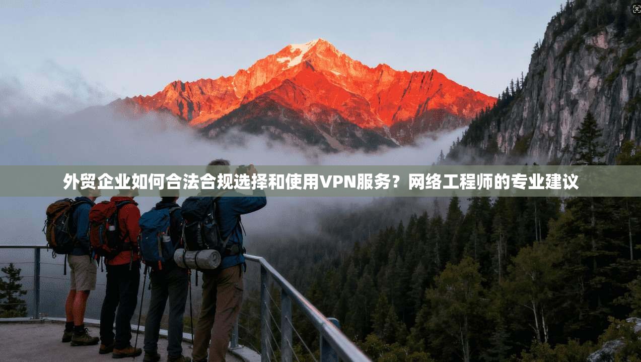 外贸企业如何合法合规选择和使用VPN服务？网络工程师的专业建议