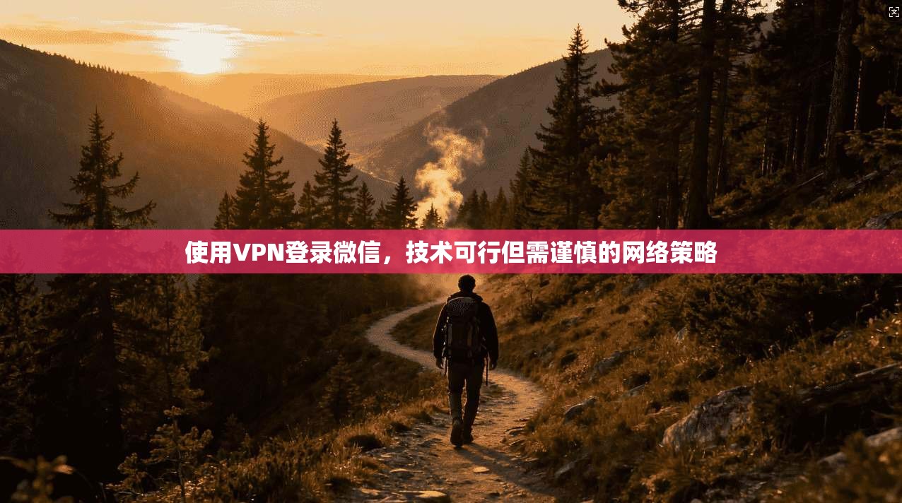 使用VPN登录微信，技术可行但需谨慎的网络策略