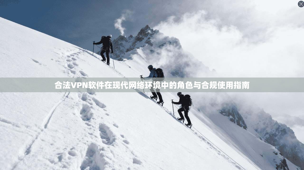 合法VPN软件在现代网络环境中的角色与合规使用指南