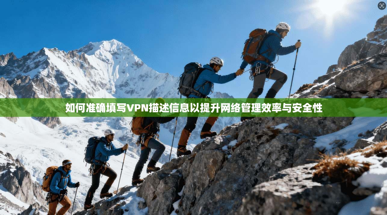 如何准确填写VPN描述信息以提升网络管理效率与安全性
