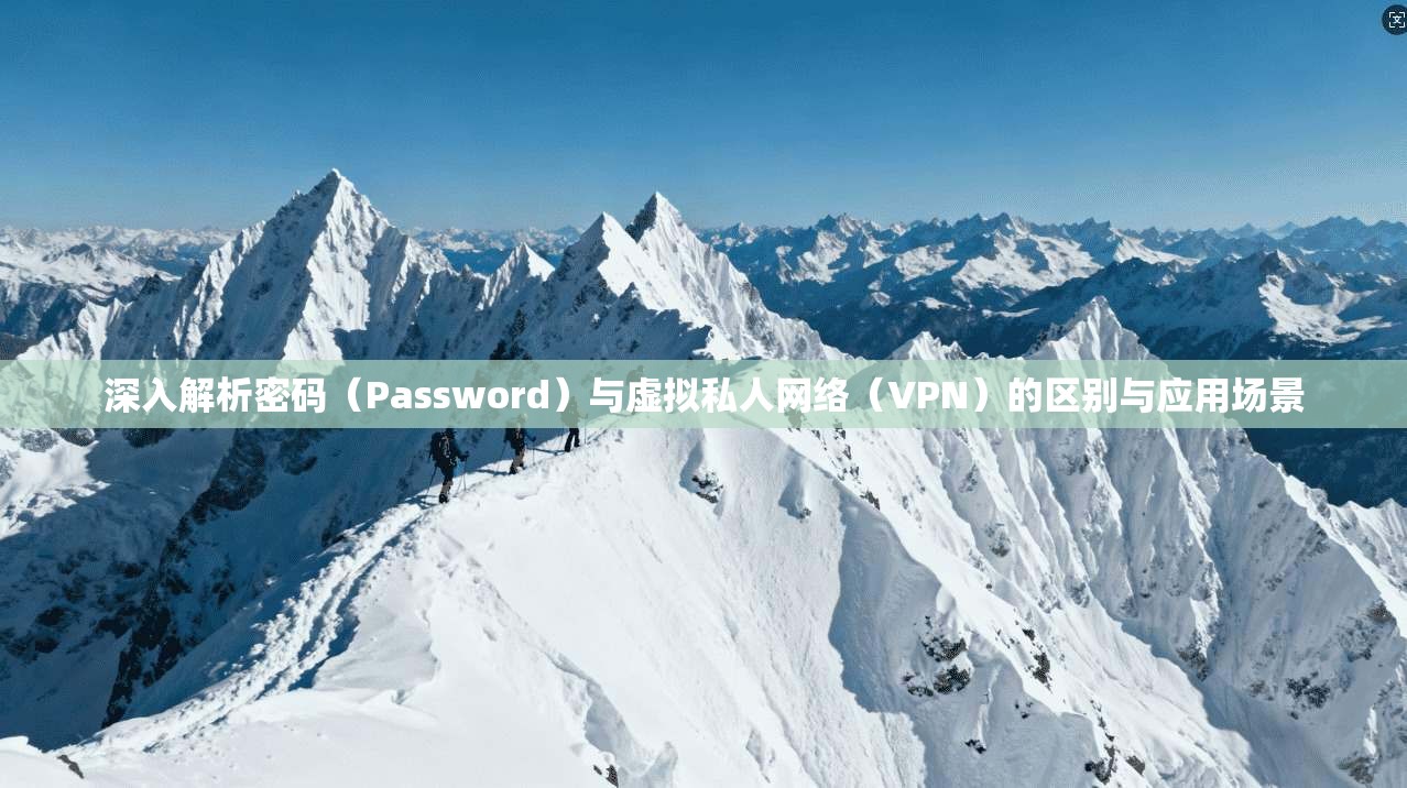 深入解析密码（Password）与虚拟私人网络（VPN）的区别与应用场景
