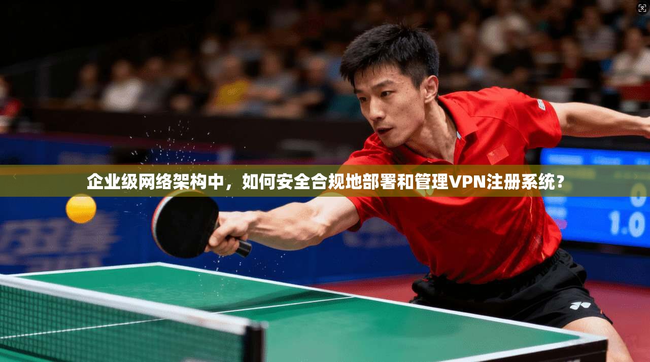企业级网络架构中，如何安全合规地部署和管理VPN注册系统？