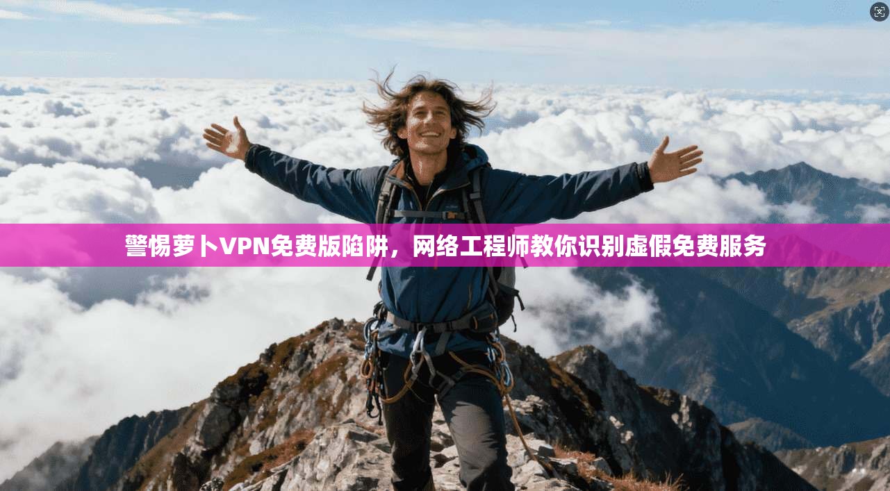 警惕萝卜VPN免费版陷阱，网络工程师教你识别虚假免费服务