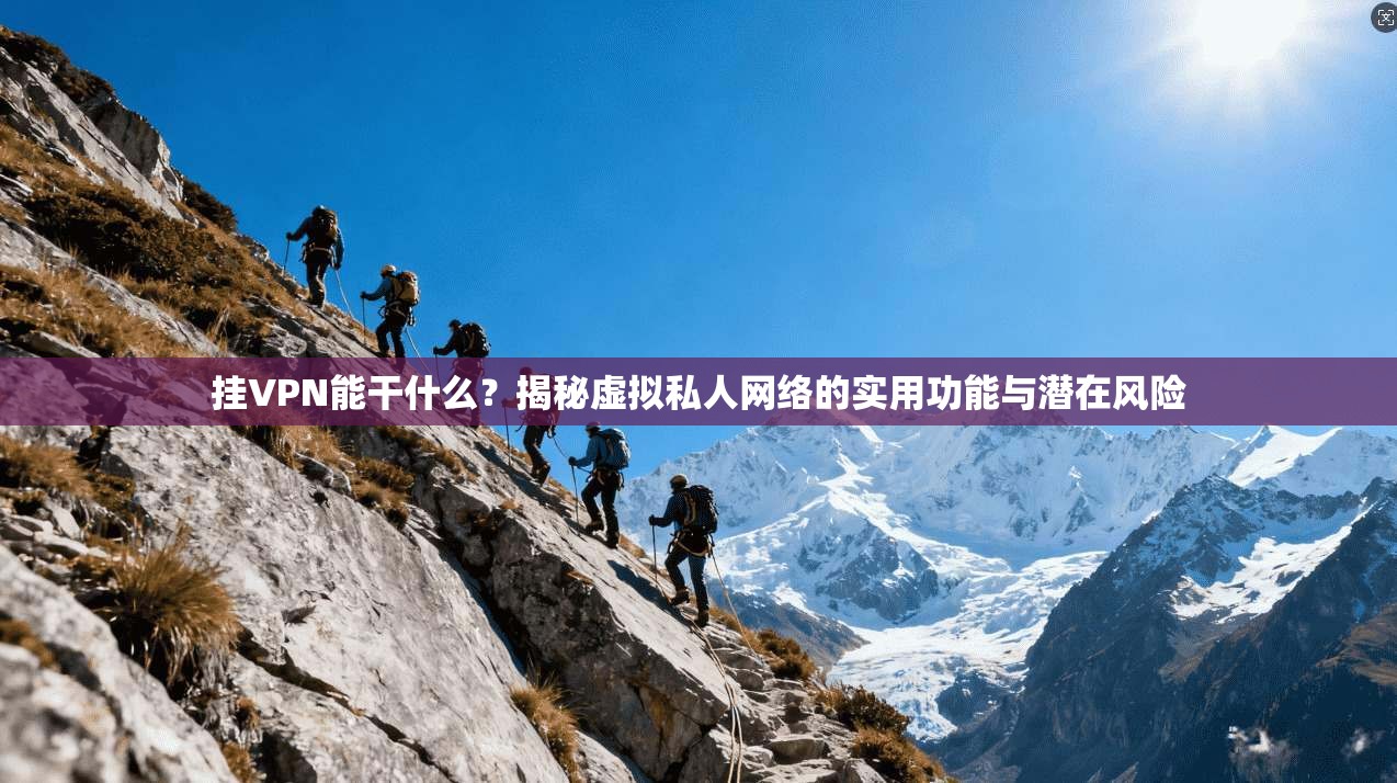 挂VPN能干什么?揭秘虚拟私人网络的实用功能与潜在风险