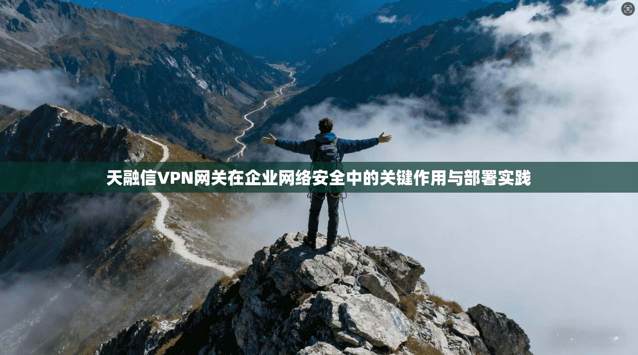 天融信VPN网关在企业网络安全中的关键作用与部署实践