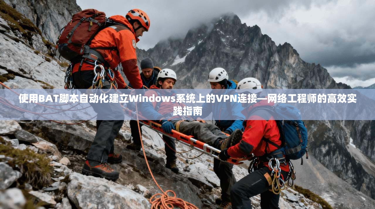 使用BAT脚本自动化建立Windows系统上的VPN连接—网络工程师的高效实践指南