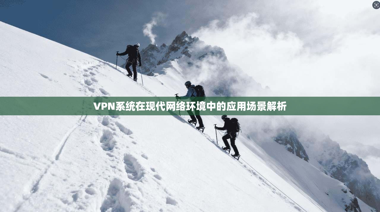 VPN系统在现代网络环境中的应用场景解析