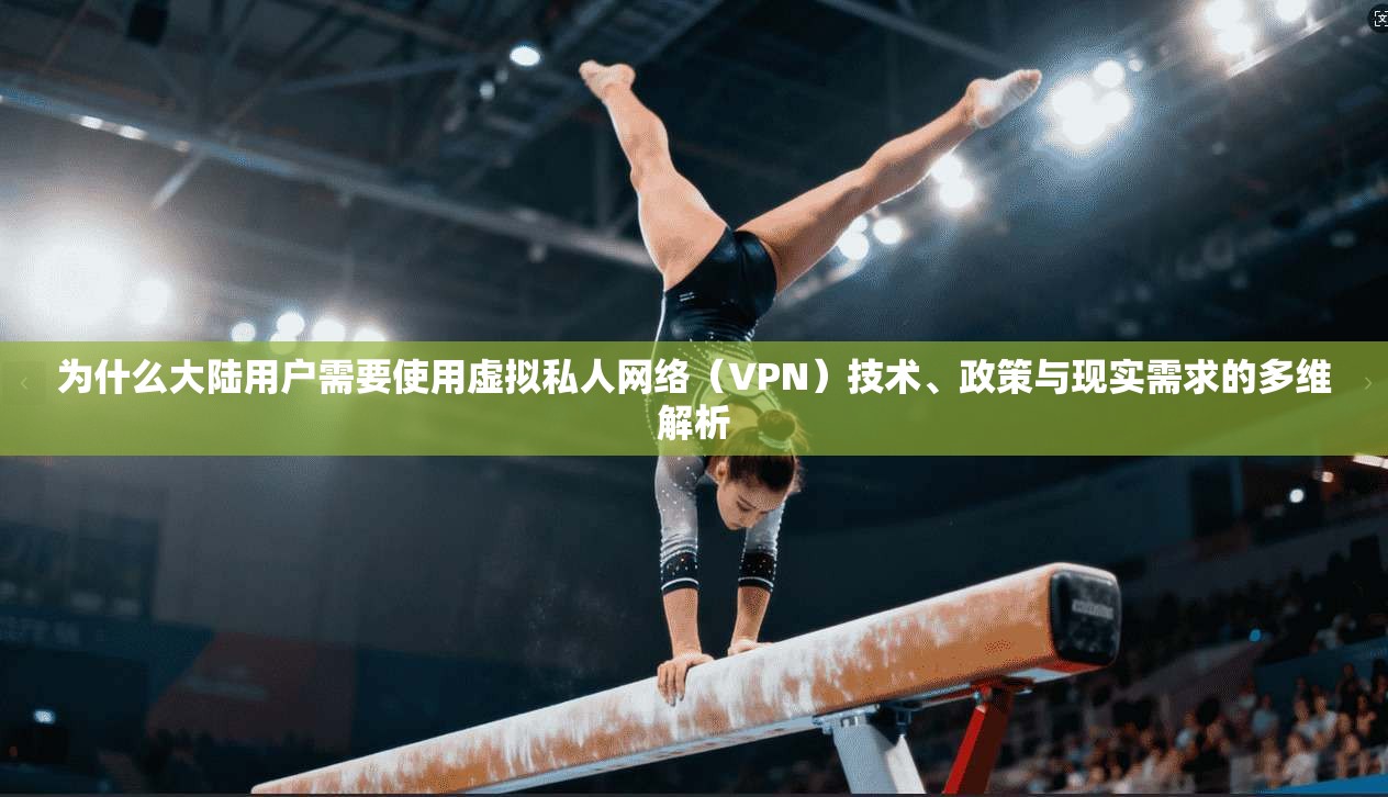 为什么大陆用户需要使用虚拟私人网络（VPN）技术、政策与现实需求的多维解析