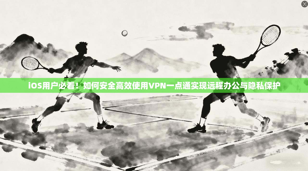 iOS用户必看！如何安全高效使用VPN一点通实现远程办公与隐私保护
