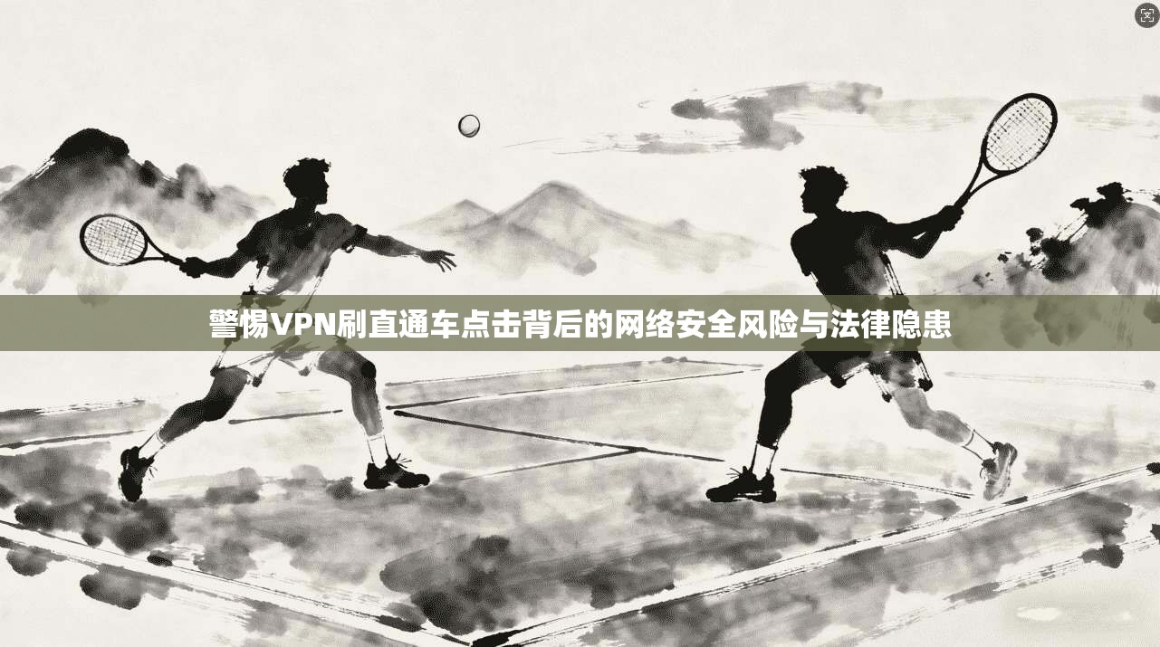 警惕VPN刷直通车点击背后的网络安全风险与法律隐患