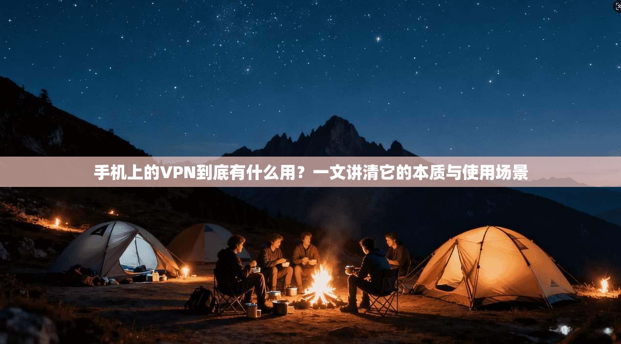 手机上的VPN到底有什么用？一文讲清它的本质与使用场景  第1张