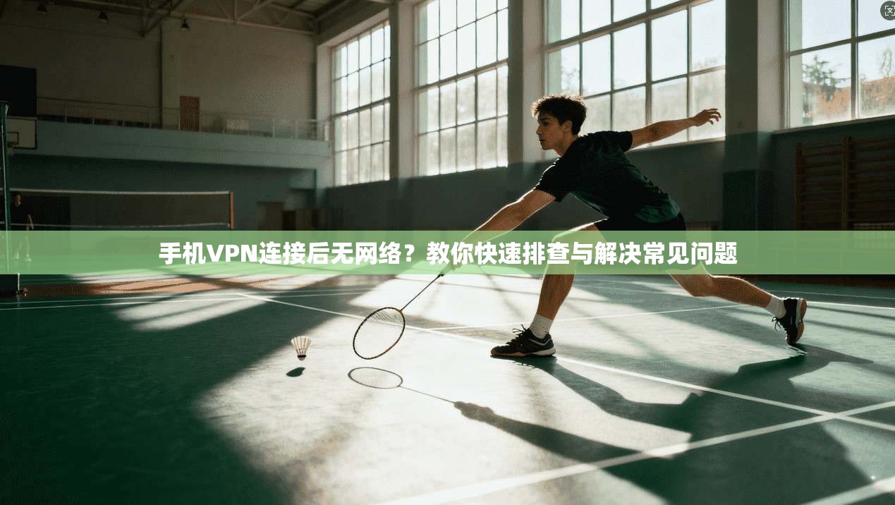 手机VPN连接后无网络？教你快速排查与解决常见问题