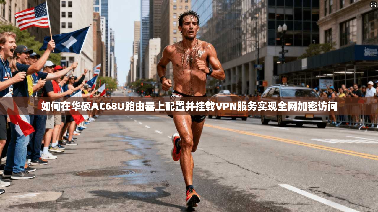 如何在华硕AC68U路由器上配置并挂载VPN服务实现全网加密访问