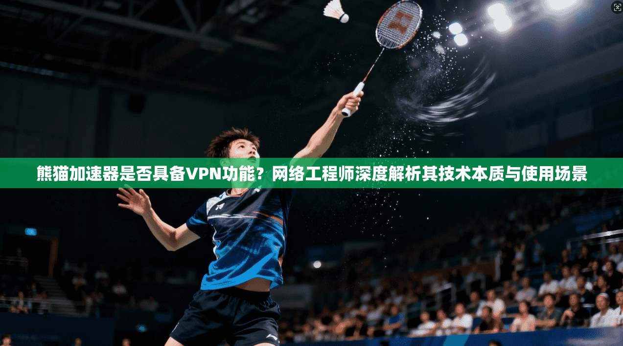 熊猫加速器是否具备VPN功能？网络工程师深度解析其技术本质与使用场景