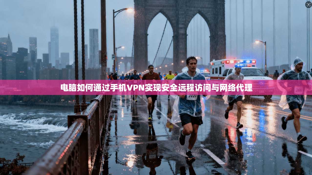 电脑如何通过手机VPN实现安全远程访问与网络代理