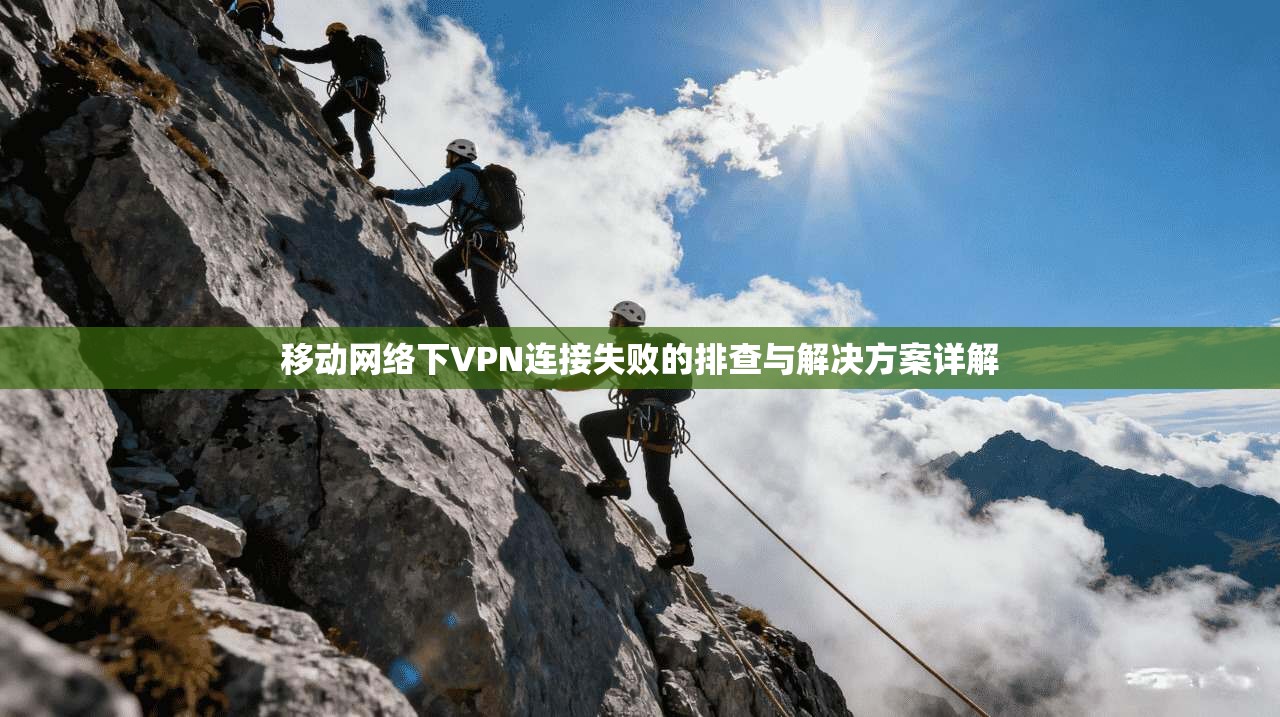 移动网络下VPN连接失败的排查与解决方案详解