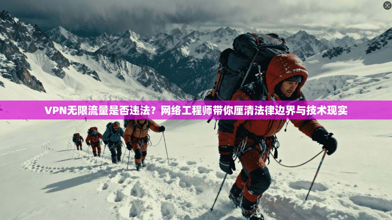 VPN无限流量是否违法？网络工程师带你厘清法律边界与技术现实