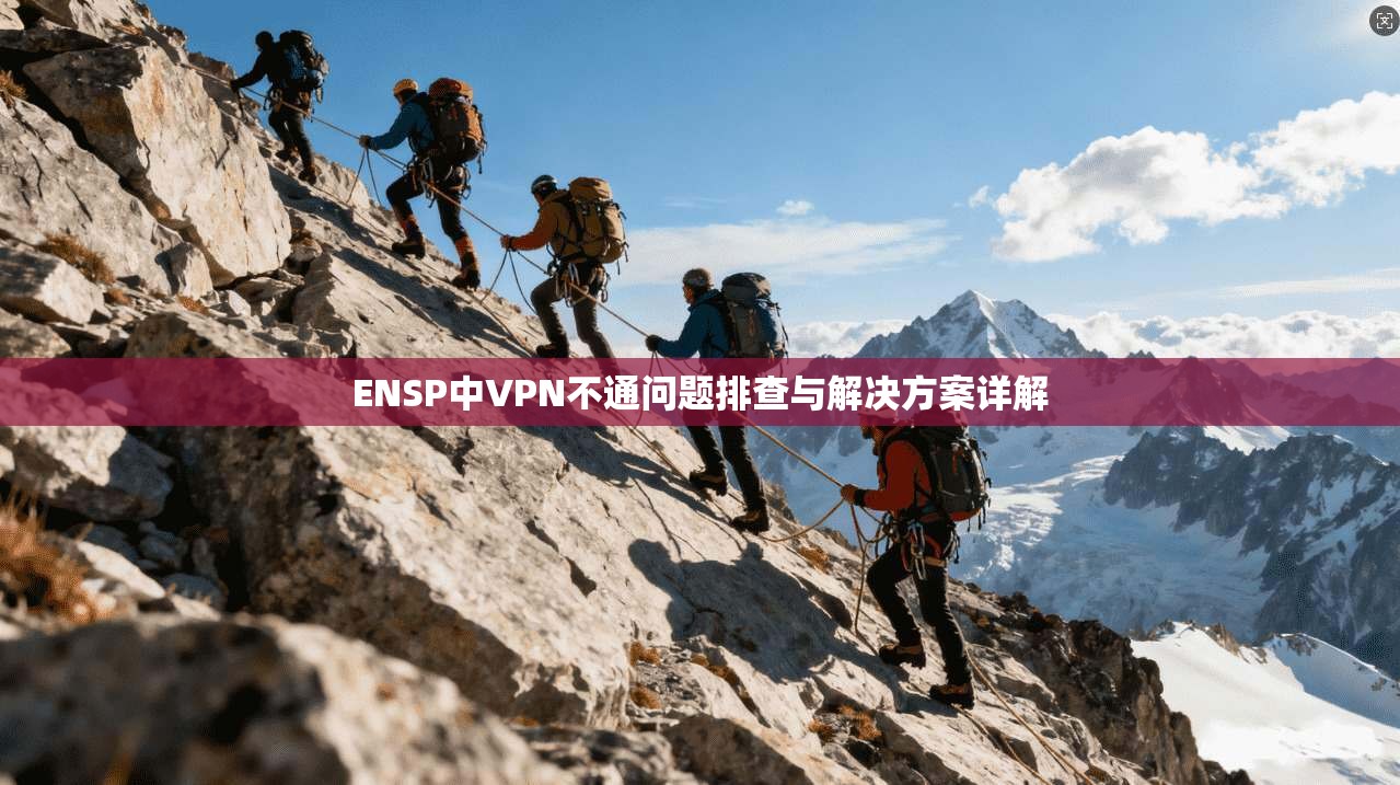ENSP中VPN不通问题排查与解决方案详解