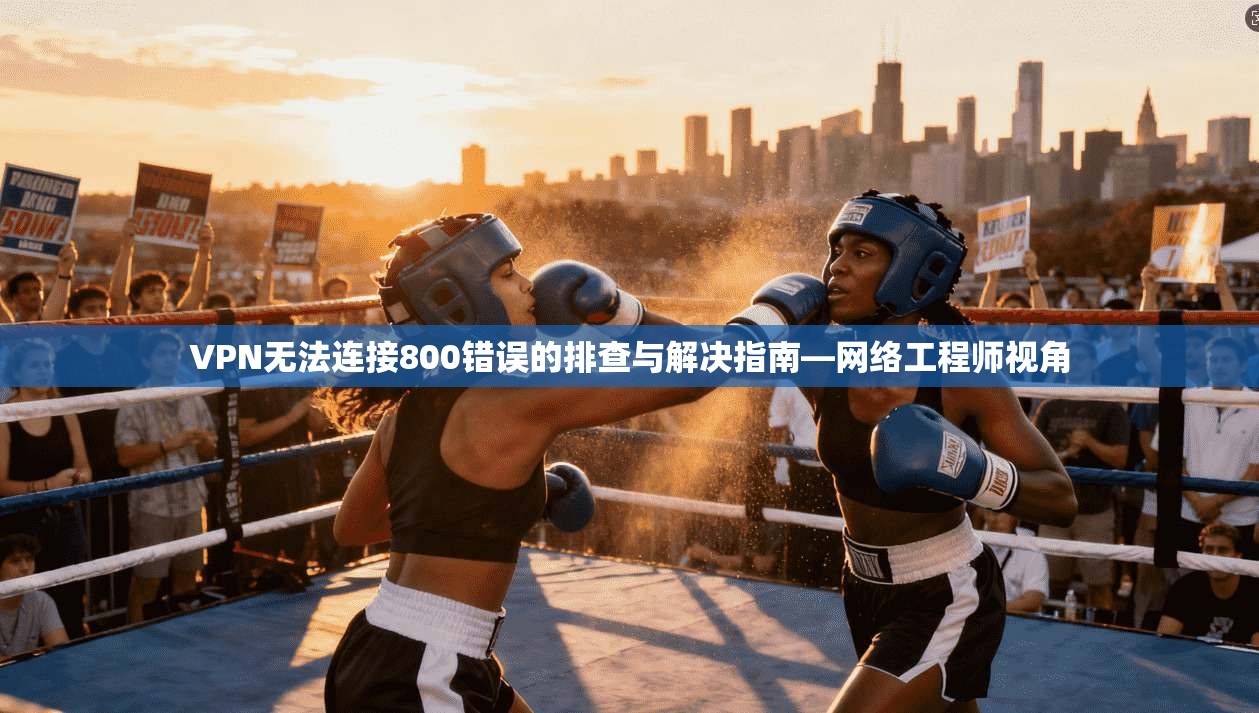 VPN无法连接800错误的排查与解决指南—网络工程师视角
