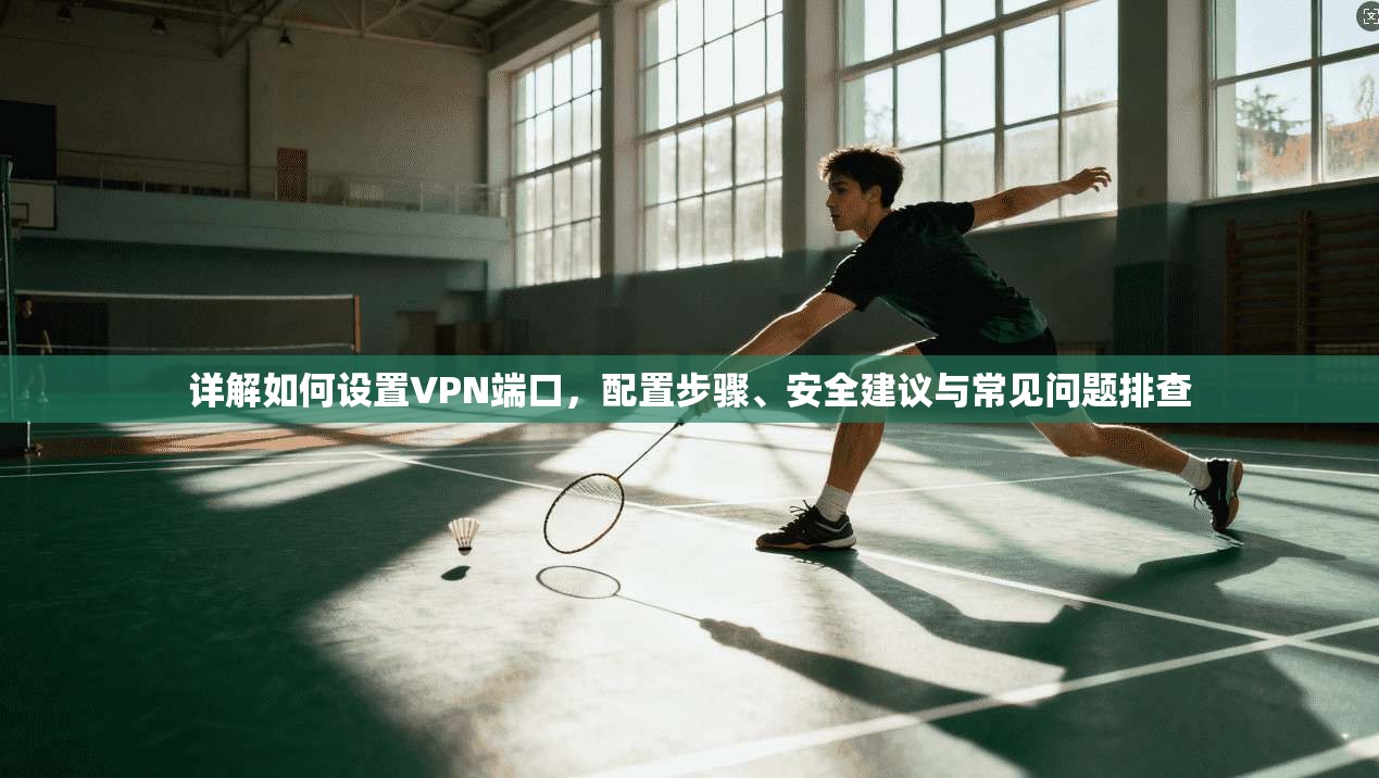 详解如何设置VPN端口，配置步骤、安全建议与常见问题排查