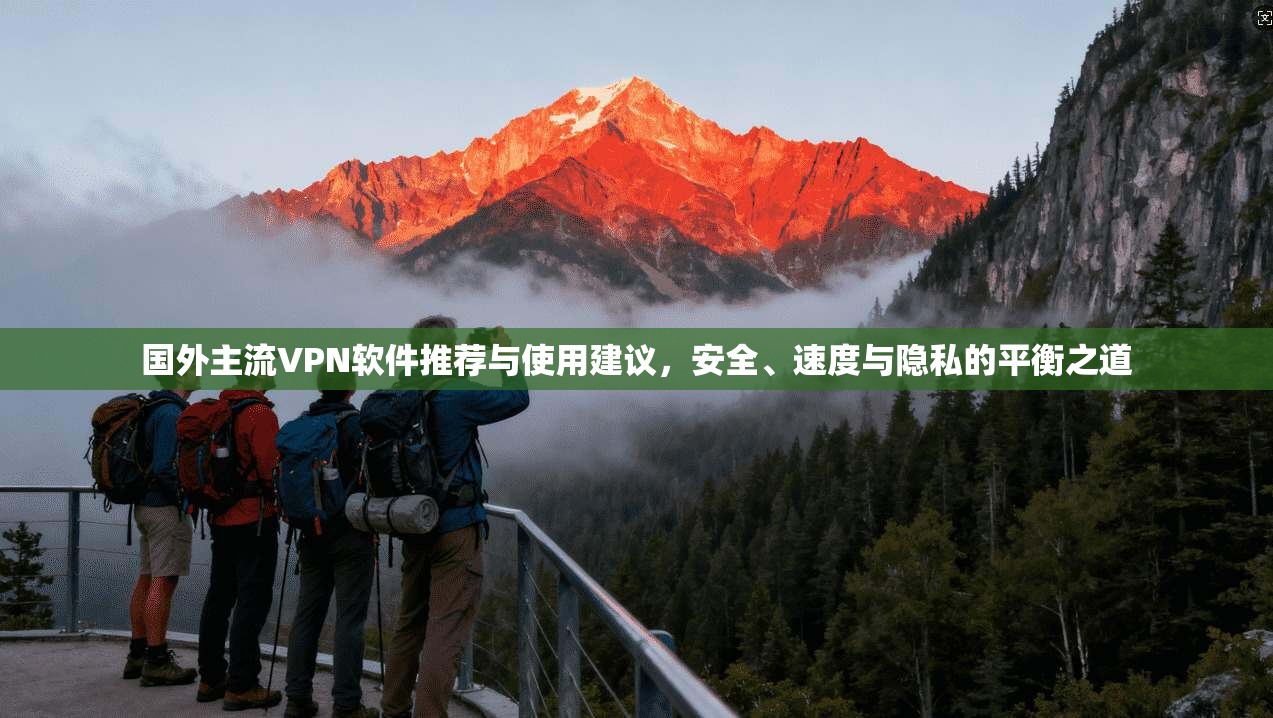 国外主流VPN软件推荐与使用建议，安全、速度与隐私的平衡之道
