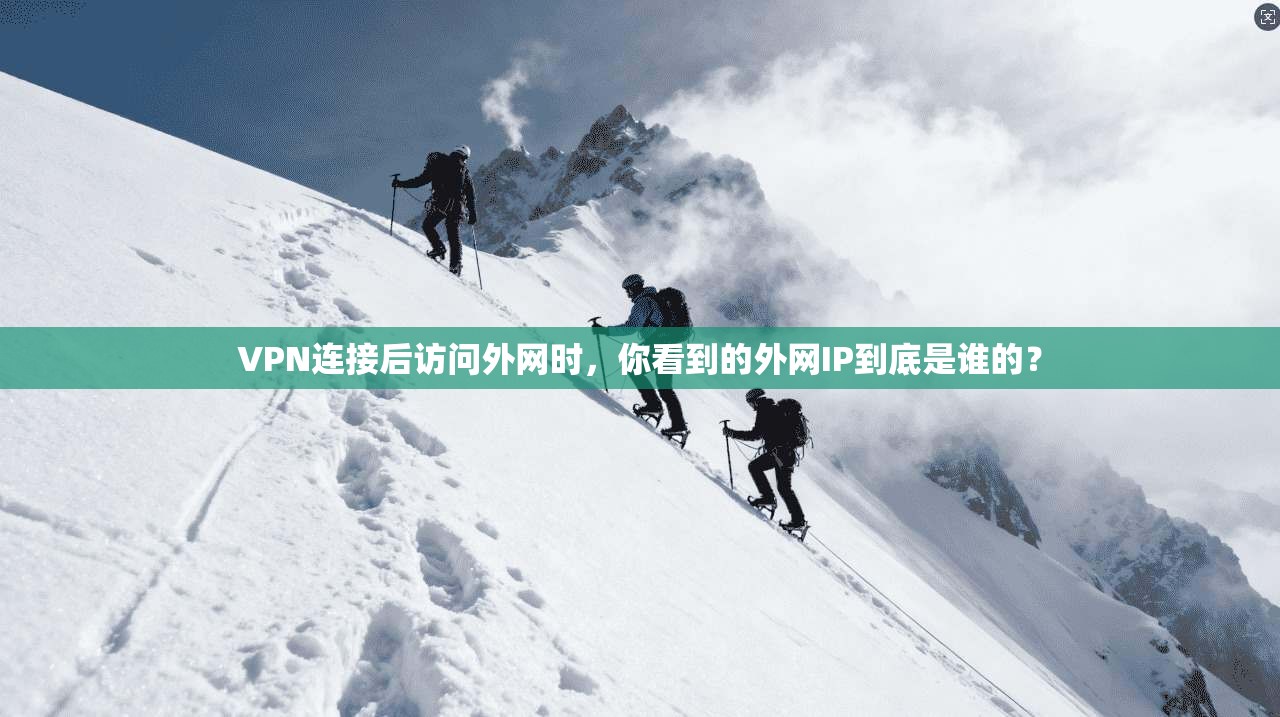 VPN连接后访问外网时，你看到的外网IP到底是谁的？