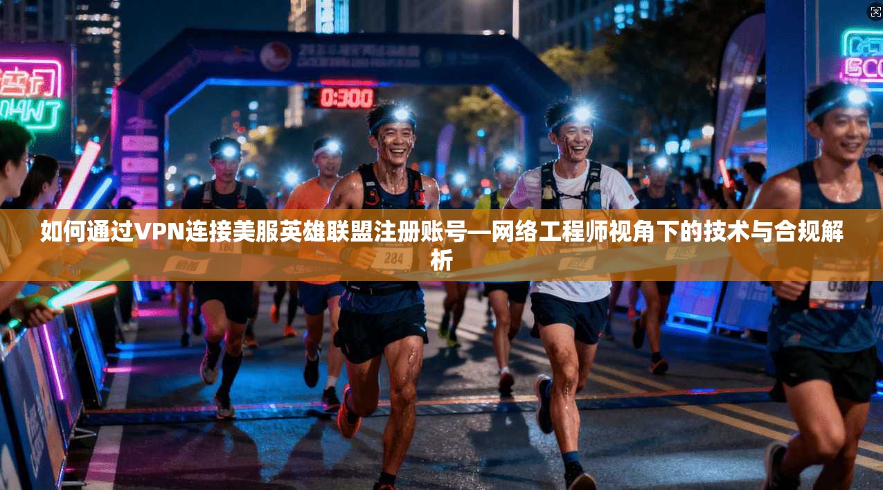 如何通过VPN连接美服英雄联盟注册账号—网络工程师视角下的技术与合规解析