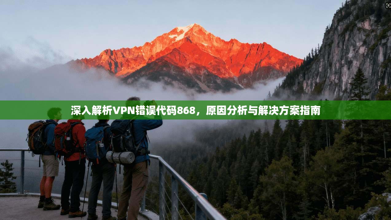 深入解析VPN错误代码868，原因分析与解决方案指南