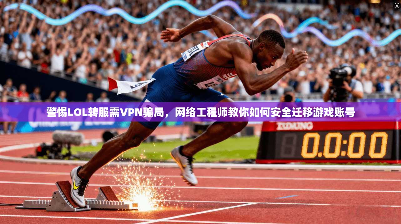 警惕LOL转服需VPN骗局，网络工程师教你如何安全迁移游戏账号