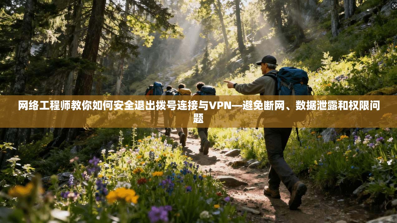 网络工程师教你如何安全退出拨号连接与VPN—避免断网、数据泄露和权限问题