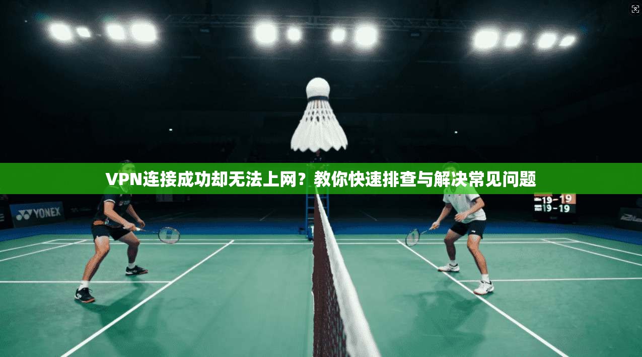 VPN连接成功却无法上网？教你快速排查与解决常见问题