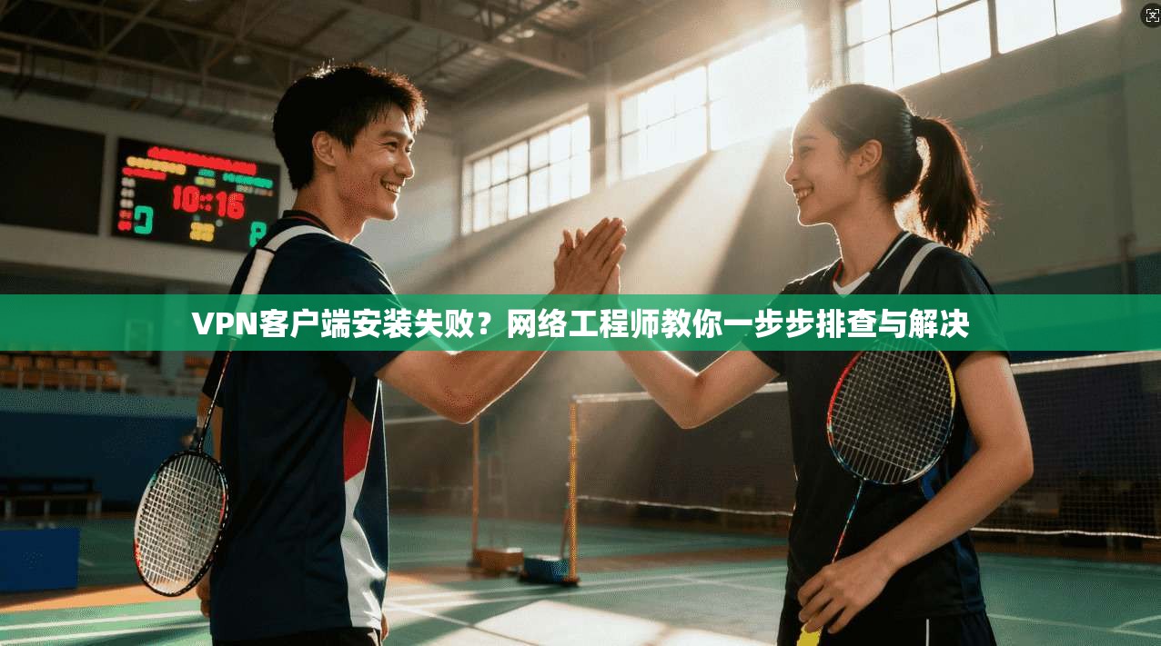 VPN客户端安装失败？网络工程师教你一步步排查与解决