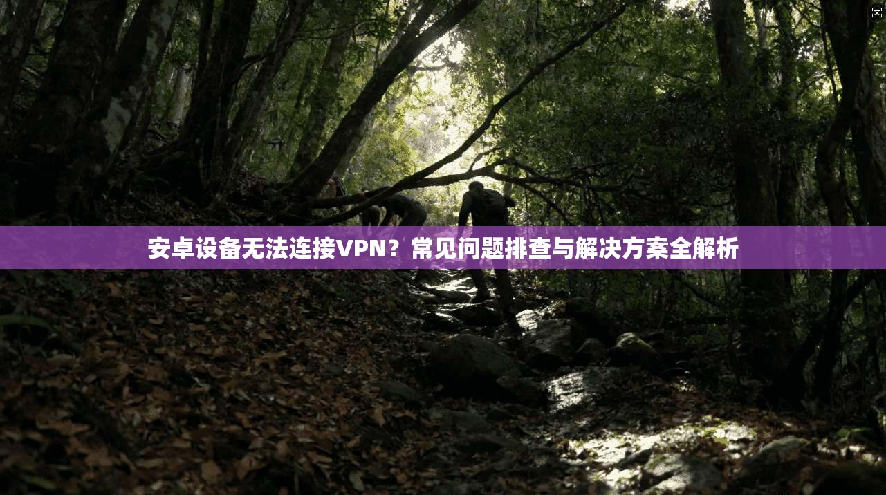 安卓设备无法连接VPN？常见问题排查与解决方案全解析