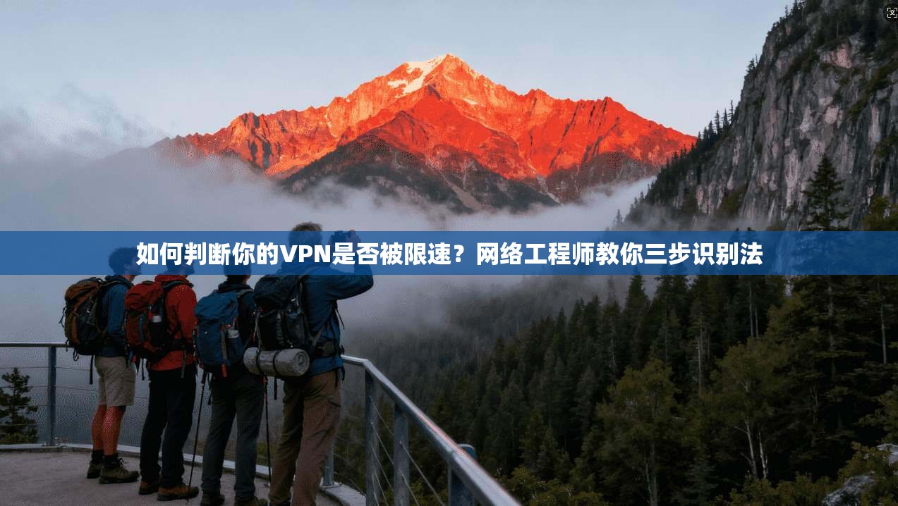 如何判断你的VPN是否被限速？网络工程师教你三步识别法