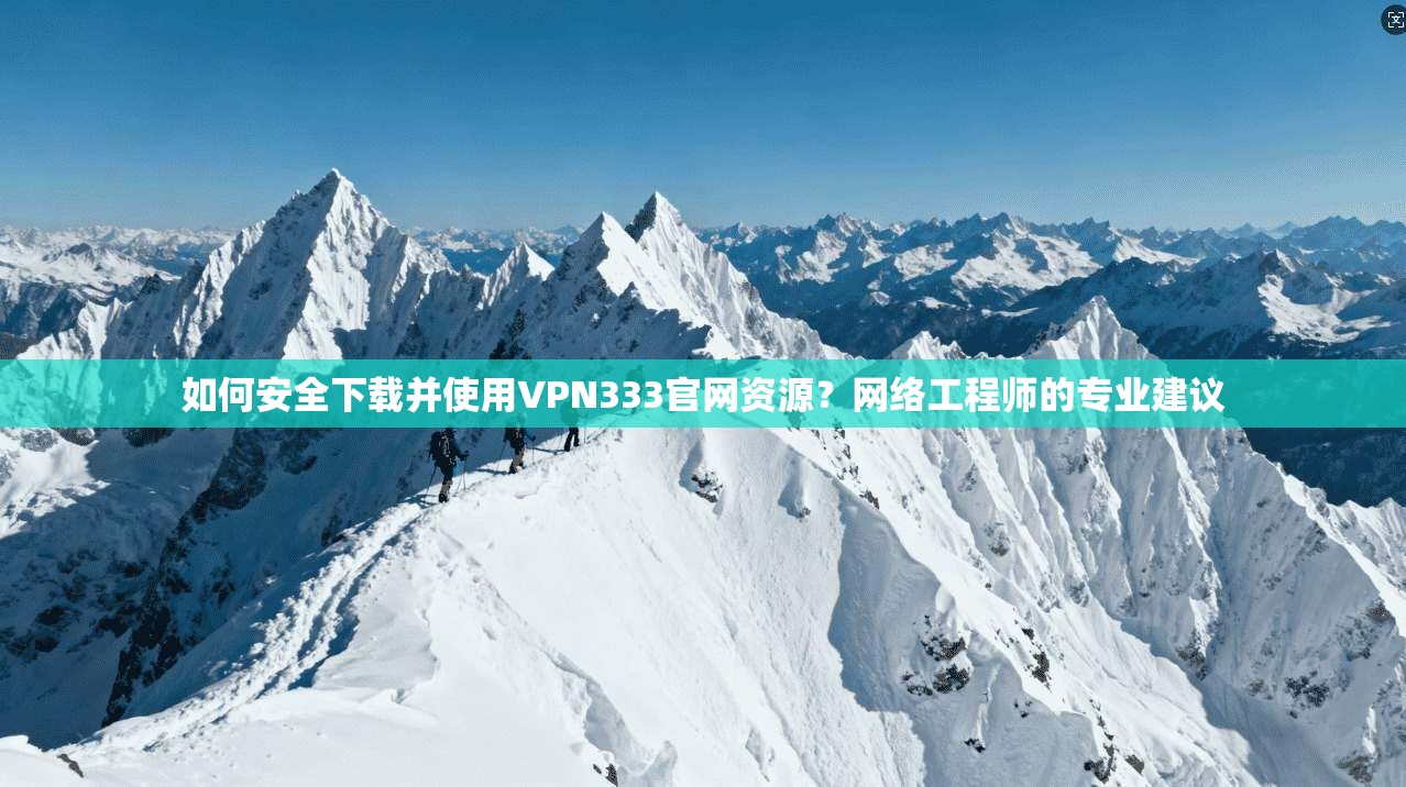 如何安全下载并使用VPN333官网资源?网络工程师的专业建议