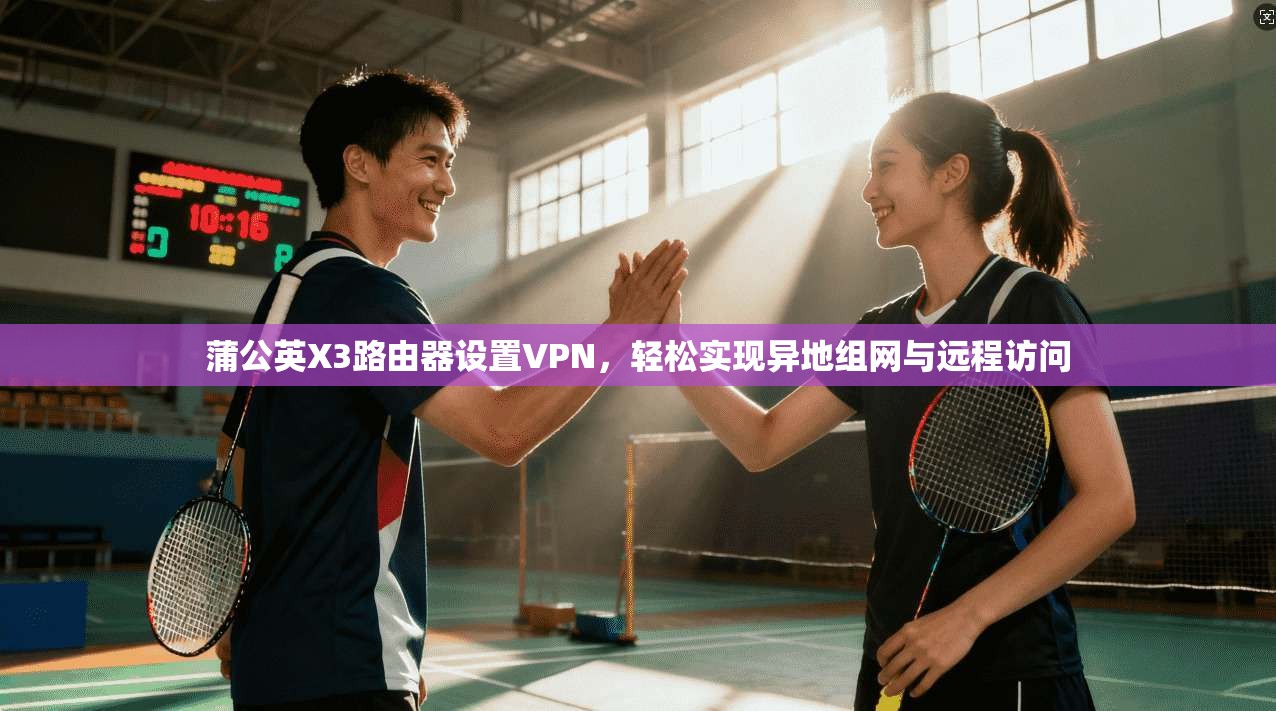 蒲公英X3路由器设置VPN，轻松实现异地组网与远程访问