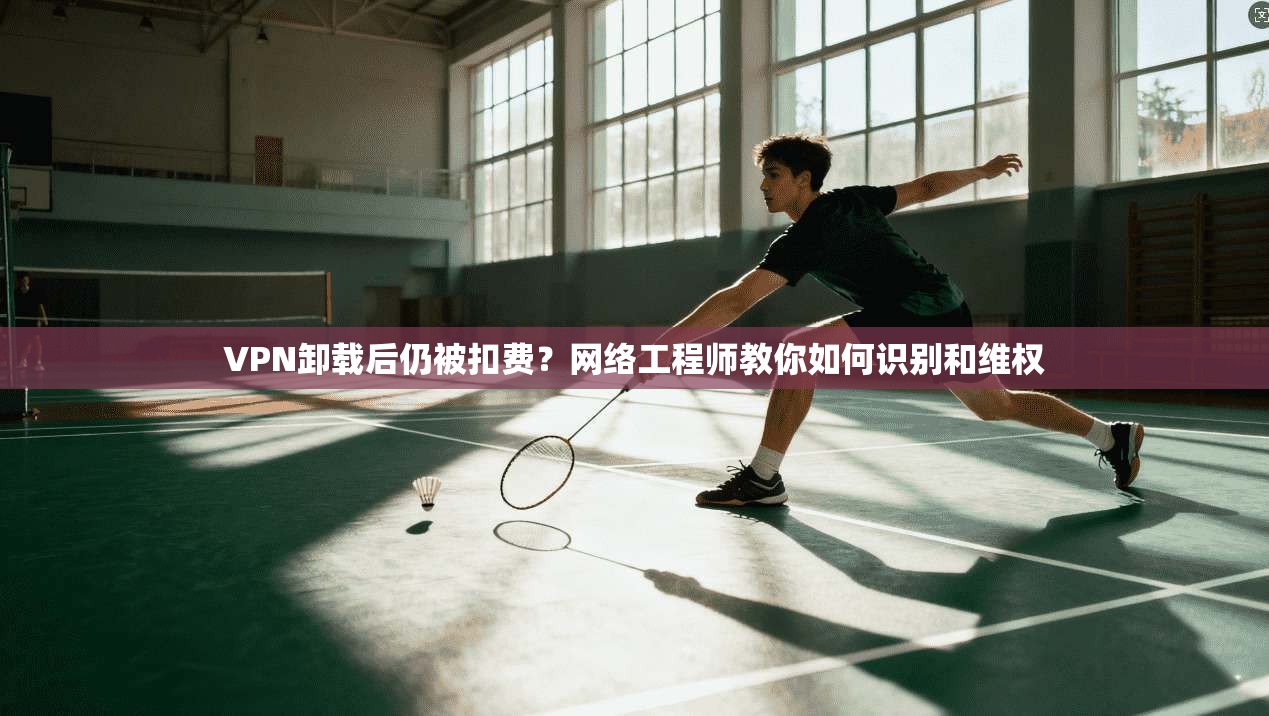 VPN卸载后仍被扣费？网络工程师教你如何识别和维权
