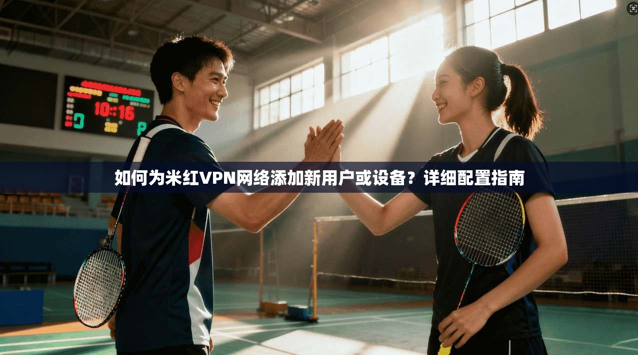 如何为米红VPN网络添加新用户或设备？详细配置指南