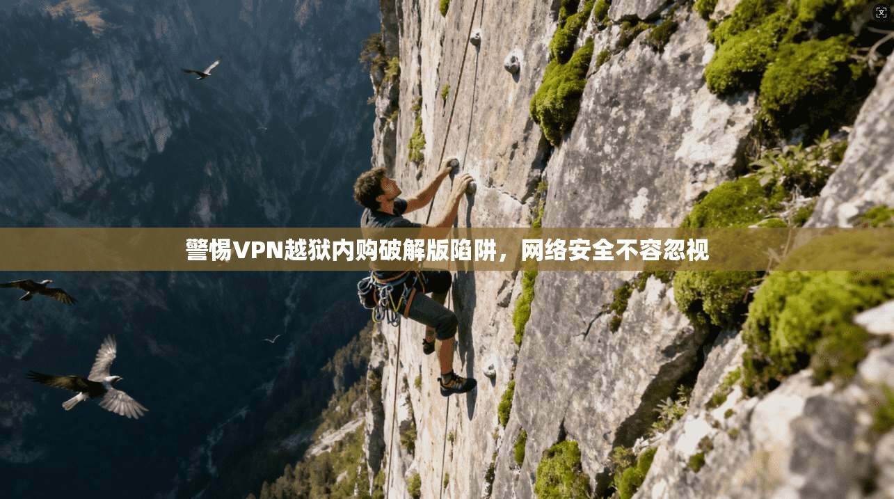 警惕VPN越狱内购破解版陷阱,网络安全不容忽视