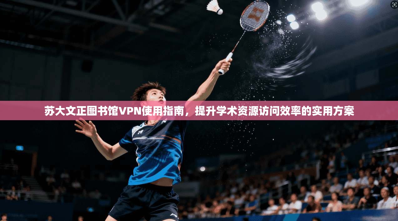 苏大文正图书馆VPN使用指南，提升学术资源访问效率的实用方案