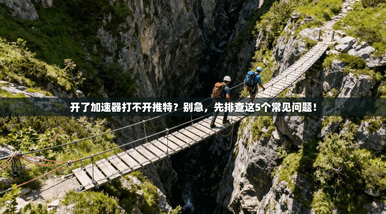 开了加速器打不开推特?别急,先排查这5个常见问题!