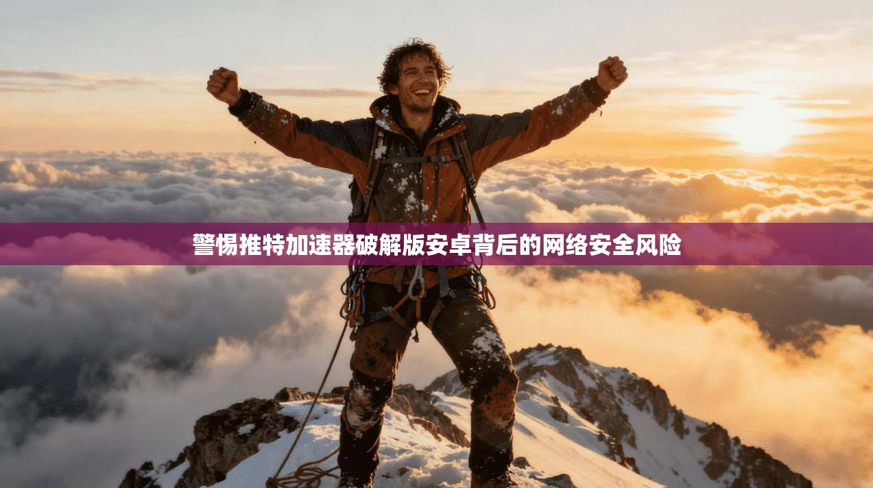 警惕推特加速器破解版安卓背后的网络安全风险